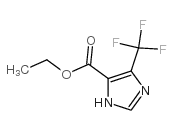 4-三氟甲基-1H-咪唑-5-羧酸乙酯结构式