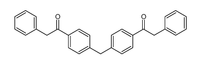 2-phenyl-1-[4-[[4-(2-phenylacetyl)phenyl]methyl]phenyl]ethanone Structure