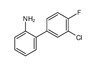 3'-氯-4'-氟-[1,1'-联苯]-2-胺结构式
