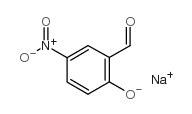 2-甲酰基-4-硝基苯甲酸钠,5-硝基水杨醛钠盐结构式