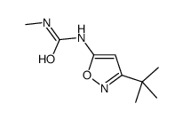 1-(3-tert-butyl-1,2-oxazol-5-yl)-3-methylurea结构式