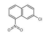 1-nitro-7-chloronaphthalene结构式