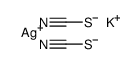 potassium silver bis(thiocyanate)结构式