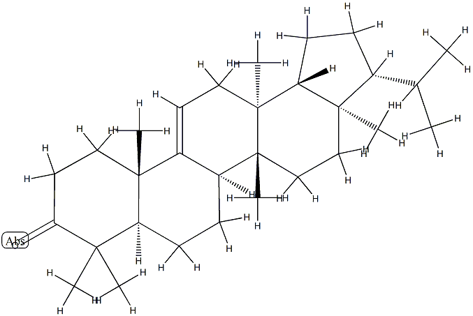 D:C-Friedo-B':A'-neogammacer-9(11)-en-3-one结构式