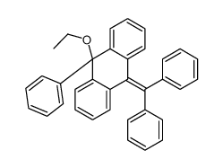 10-benzhydrylidene-9-ethoxy-9-phenylanthracene Structure