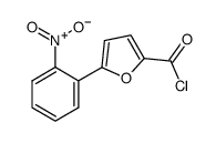 5-(2-硝基苯基)呋喃-2-甲酰氯结构式