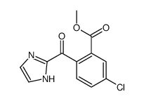 methyl 5-chloro-2-(1H-imidazole-2-carbonyl)benzoate结构式