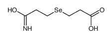 3-(3-amino-3-oxopropyl)selanylpropanoic acid结构式