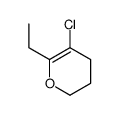 5-chloro-6-ethyl-3,4-dihydro-2H-pyran结构式