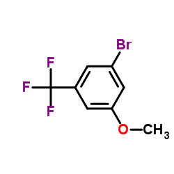 3-溴-5-三氟甲基苯甲醚结构式