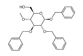 4-O-methyl-1,2,3-O-benzyl-β-D-glucopyranoside结构式
