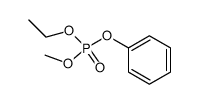O-ethyl,O-methyl-O-phenyl phosphate结构式