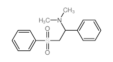 Benzenemethanamine,N,N-dimethyl-a-[(phenylsulfonyl)methyl]-结构式