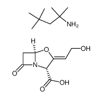 Clavulanic Acid 2-Amino-2,4,4-triMethylpentane Salt Structure