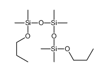 bis[[dimethyl(propoxy)silyl]oxy]-dimethylsilane Structure