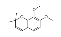 7,8-dimethoxy-2,2-dimethylchromene Structure