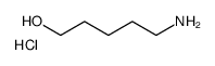 5-aminopentan-1-ol,hydrochloride Structure