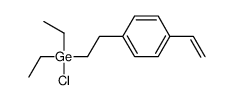 chloro-[2-(4-ethenylphenyl)ethyl]-diethylgermane结构式