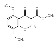 3-oxo-3-(2,3,6-trimethoxyphenyl)propionic acid methyl ester Structure