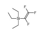triethyl(1,2,2-trifluoroethenyl)silane Structure