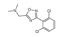 1-[3-(2,6-dichlorophenyl)-1,2,4-oxadiazol-5-yl]-N,N-dimethylmethanamine结构式