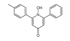 1-hydroxy-2-(4-methylphenyl)-6-phenylpyridin-4-one结构式