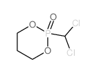 Phosphonic acid, (dichloromethyl)-, cyclic trimethylene ester结构式