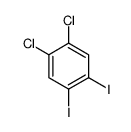 1,2-dichloro-4,5-diiodobenzene Structure