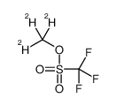 trideuteriomethyl trifluoromethanesulfonate结构式