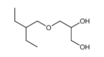 1,2,3-Propanetriol, 2-ethylbutyl ether structure