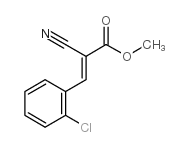METHYL 2-CHLORO-α-CYANOCINNAMATE Structure