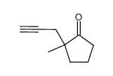 2-methyl-2-(prop-2-yn-1-yl)cyclopentan-1-one结构式