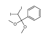 (2,2-diiodo-1,1-dimethoxyethyl)benzene结构式