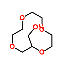 2-(Hydroxymethyl)-12-crown-4 Structure