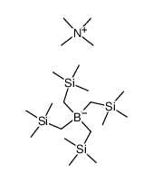 tetramethylammonium tetrakis(trimethylsilylmethyl)borate Structure