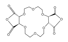 dianhydride [18]-crown-6-R,R-tartaric acid Structure