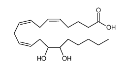 (5Z,8Z,11Z)-14,15-dihydroxyicosa-5,8,11-trienoic acid结构式
