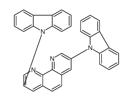 3,8-Di(9H-carbazol-9-yl)-1,10-phenanthroline Structure