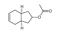 (3aR,7aS)-2,3,3a,4,7,7a-hexahydro-1H-inden-2-yl acetate结构式