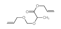 prop-2-enyl 2-(prop-2-enoxymethoxy)propanoate Structure