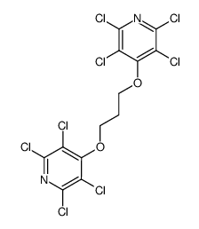 4-{3-[(2,3,5,6-tetrachloropyridin-4-yl)oxy]propoxy}-2,3,5,6-tetrachloropyridine Structure