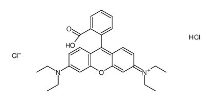 rhodamine B hydrochloride Structure