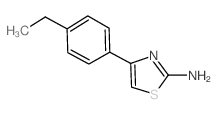 4-(4-乙基苯基)-噻唑-2-胺结构式