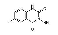 6-methyl-3-amino-2,4(1H,3H)-quinazolinedione Structure