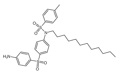 toluene-4-sulfonic acid-(N-dodecyl-4-sulfanilyl-anilide)结构式