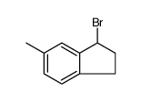 1-BROMO-2,3-DIHYDRO-6-METHYL-1H-INDENE结构式