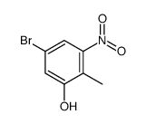 2-HYDROXY-4-BROMO-6-NITROTOLUENE Structure