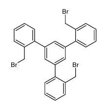 1,3,5-tris[2-(bromomethyl)phenyl]benzene Structure