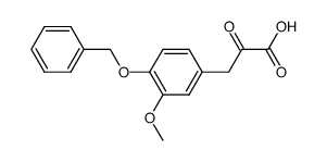 (4-benzyloxy-3-methoxy-phenyl)-pyruvic acid结构式