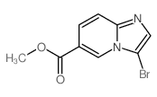 3-溴咪唑并[1,2-a]吡啶-6-甲酸甲酯结构式